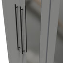 Harrow Ready Assembled Tall 4 Door 2 Centre Mirrors in Dusk Grey