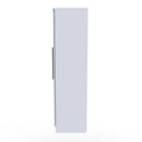Harrow Ready Assembled Tall 6 Door 2 Drawer 2 Mirror Wardrobe in White Ash