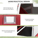 Outsunny 4-6 Persons Camping Tent Dome Family Travel Group Hiking Room Fishing