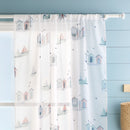 Fusion Beach Huts Voile Panel in Blue