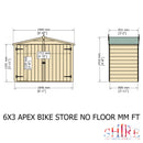 Apex Bike Store Shiplap, No Floor