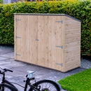 Pent Shiplap Bike Store, No Floor