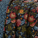 D & D Bejewelled Bedspread in Navy