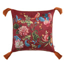 D & D Bejewelled Filled Cushion In Spice