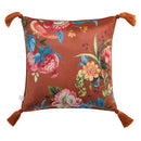 D & D Bejewelled Filled Cushion In Spice