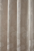 Blossom - Lined Eyelet Jacquard Curtains in Cream