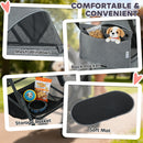 PawHut Foldable Pet Stroller, Dog Cat Stroller with Detachable Carrier