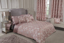 Butterfly Meadow - Embellished Jacquard Duvet Set in Blush Pink
