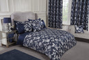 Butterfly Meadow - Embellished Jacquard Duvet Set in Navy