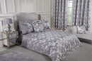 Butterfly Meadow - Embellished Jacquard Duvet Set in Silver