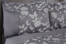 Butterfly Meadow - Embellished Jacquard Duvet Set in Silver