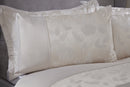 Butterfly Meadow - Embellished Jacquard Duvet Set in Cream