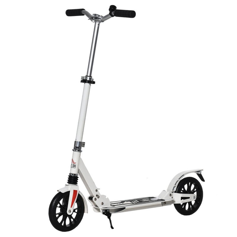 HOMCOM Kids Foldable Scooter -White
