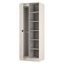 Bora Tall  2 Door 1 Drawer Robe in Kashmir - Ready Assembled