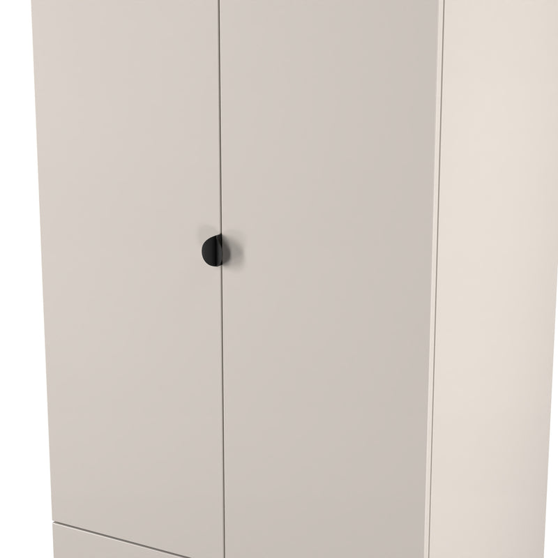 Bora Tall  2 Door 2 Drawer Robe in Kashmir - Ready Assembled