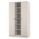 Bora Tall  3 Door Robe with shelves in Kashmir - Ready Assembled