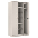 Bora Tall  3 Door Robe with shelves in Kashmir - Ready Assembled