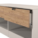 Bora 2 Drawer Bed Box in Gold Craft Oak & Kashmir - Ready Assembled