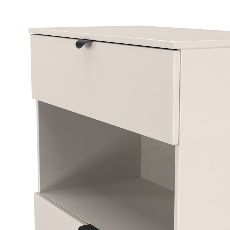 Bora 2 Drawer Deep Chest with shelf in Kashmir - Ready Assembled