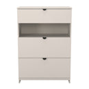 Bora 3 Drawer Deep Chest with shelf in Kashmir - Ready Assembled