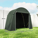 Outsunny 8 x 4 ft Garden Storage Shed Tent Bike Tent, Green
