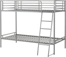 BRANDON 3' BUNK BED - SILVER - SILVER