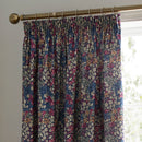 D & D Bessie Pencil Pleat Curtains in Navy