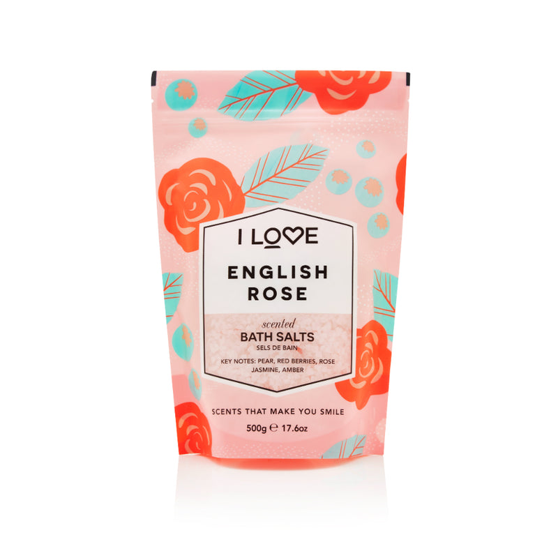 I Love Signature Bath Salts 500g English Rose