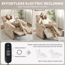 HOMCOM Massage Recliner With Quiet Motor, Power Reclining Chair, Brown