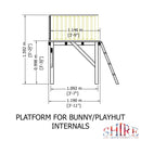 Bunny & Platfom Playhouse