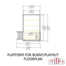 Bunny & Platfom Playhouse