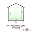 Bute 4 X 6 Shiplap Apex Shed