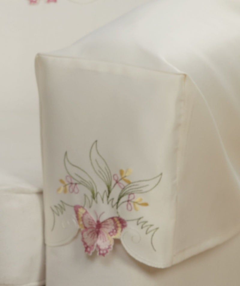 Butterfly Embroidered Arm Caps