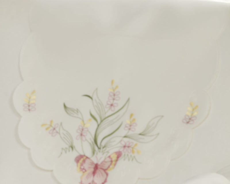 Butterfly Embroidered Chair Back
