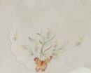 Butterfly Embroidered Doyley in Spice