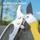 Outsunny 8\" Garden Secateurs, Pruning Shears Heavy Duty with SK5 Blade