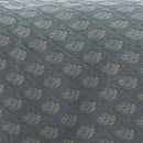 D & D Block Floral Bedspread in Blue