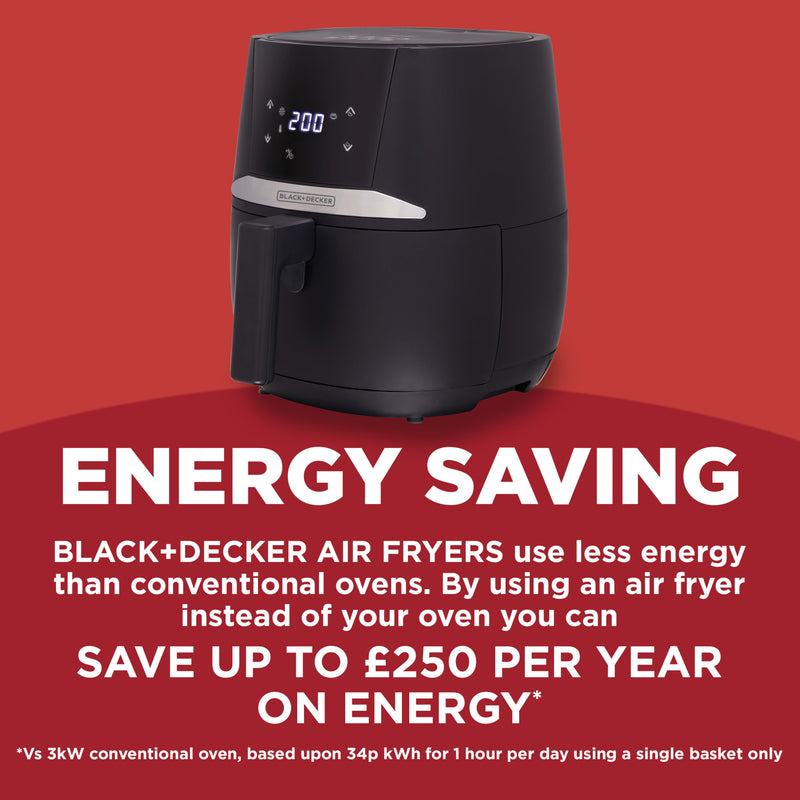 Black And Decker Digital Air fryer 4.3 Litre