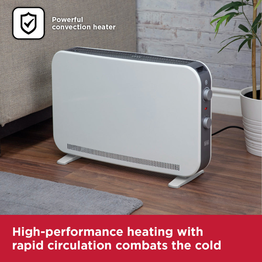 Black+Decker Convection Heater 2.2kw White