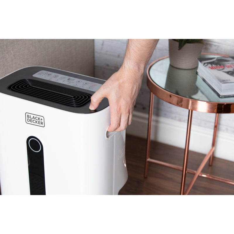 Black+Decker Dehumidifier 20L  - White