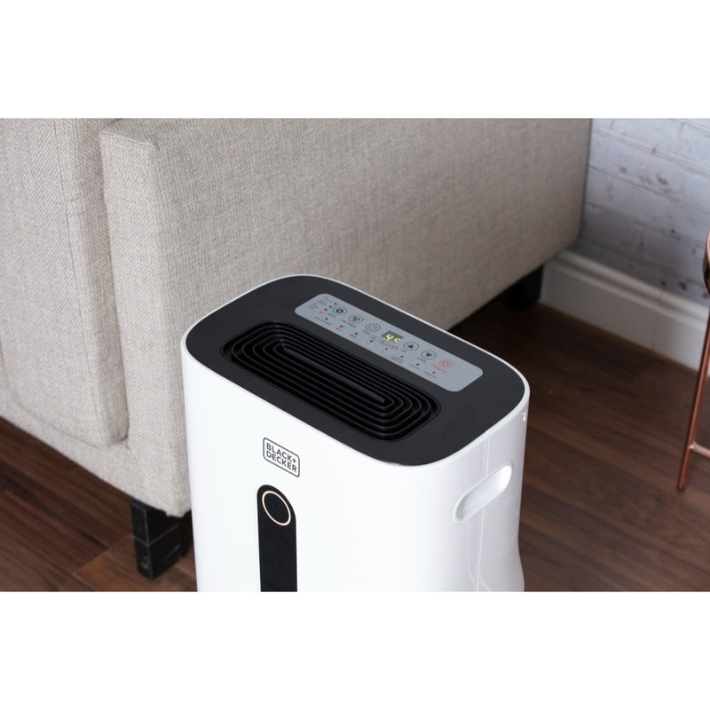 Black+Decker Dehumidifier 20L  - White