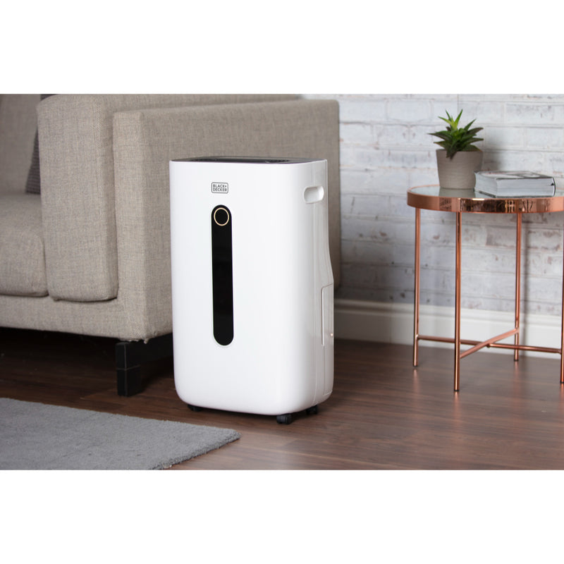 Black+Decker Dehumidifier 20L  - White