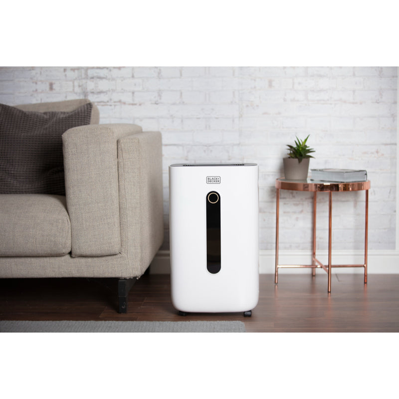 Black+Decker Dehumidifier 20L  - White