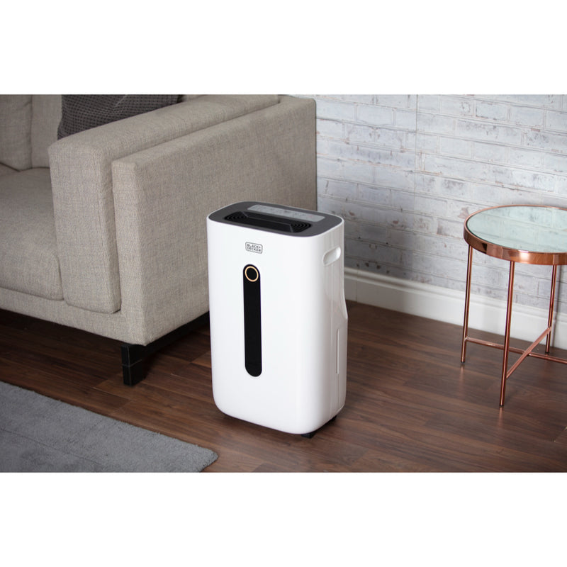 Black+Decker Dehumidifier 20L  - White