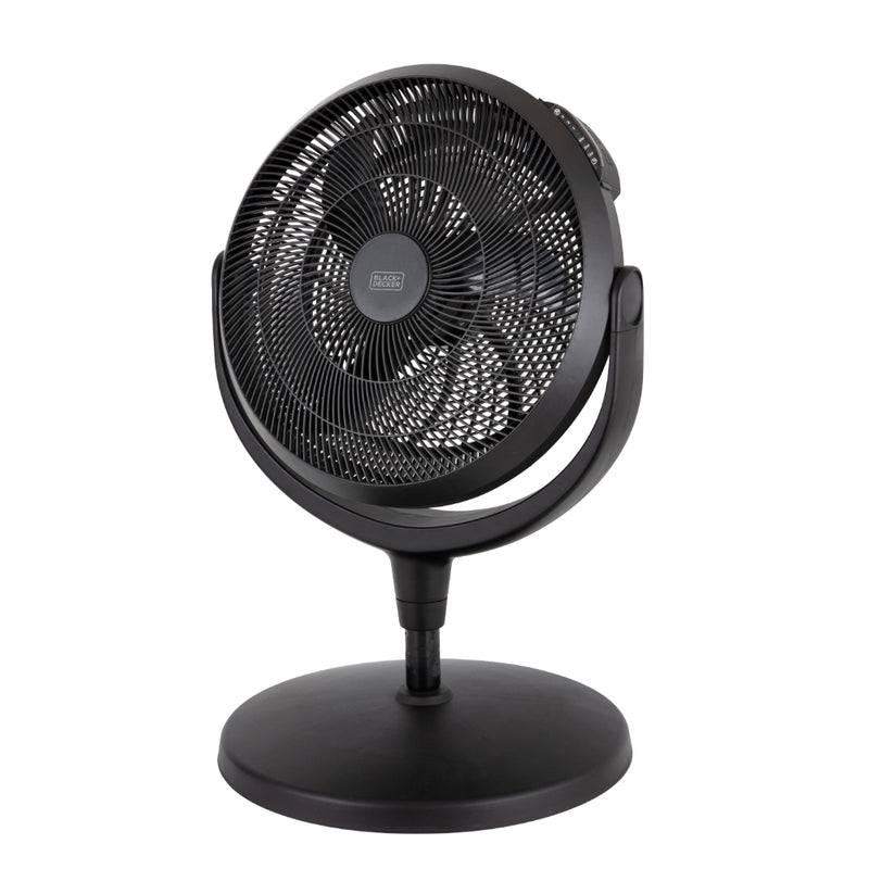 Black+Decker  Pedestal Fan with Stand 16"  - Black