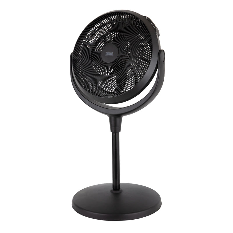 Black+Decker  Pedestal Fan with Stand 16"  - Black