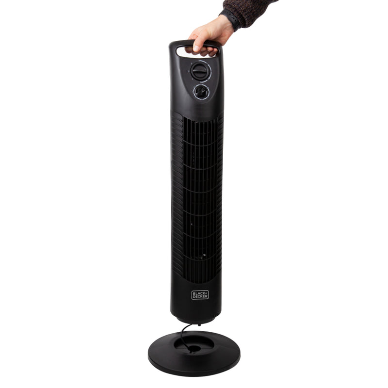 Black+Decker Tower Fan 30"  - Black