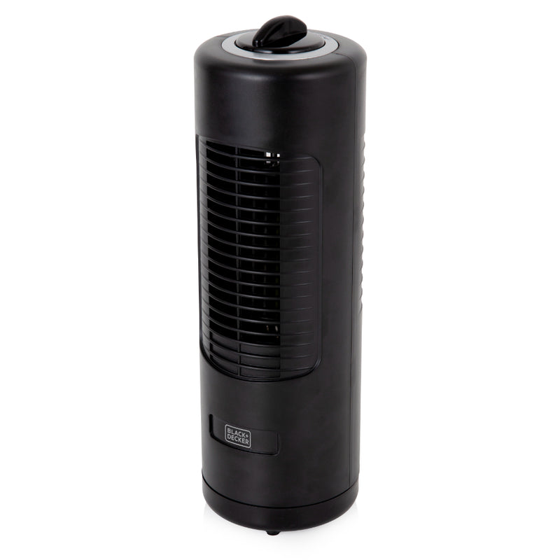 Black+Decker Tower Fan Mini Capsule 12"  - Black