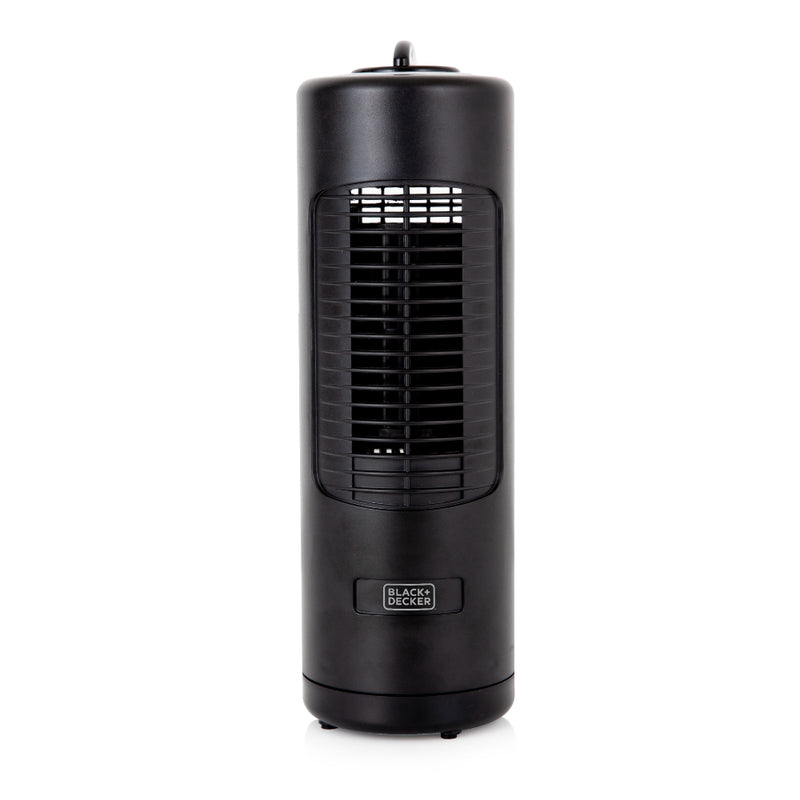 Black+Decker Tower Fan Mini Capsule 12"  - Black