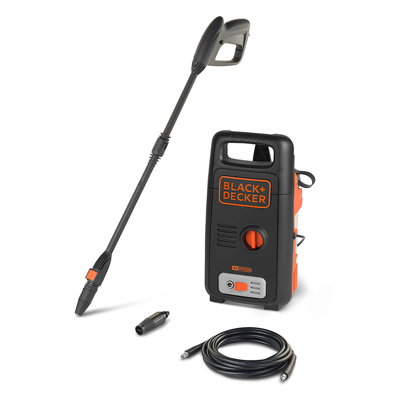 Black+Decker Pressure Washer 1300E  - Black